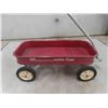 Image 1 : 1970s Radio Flyer 9A Metal Wagon 12'' x 28'' x 13'' Plus Handle