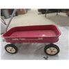 Image 5 : 1970s Radio Flyer 9A Metal Wagon 12'' x 28'' x 13'' Plus Handle