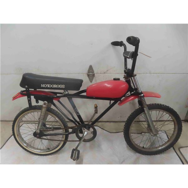Late 70s / Early 80s Sprinter Motocross Pedal Bike 19'' -Super Cool