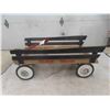 Image 1 : Thistle Ranch 4 Wheel Wagon with Removable Stake Sides 40'' x 17'' x 19'' with