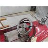 Image 9 : 2000s Instep Metal Pedal Fire Truck with Wood Ladder and Bell 38'' x 22'' 