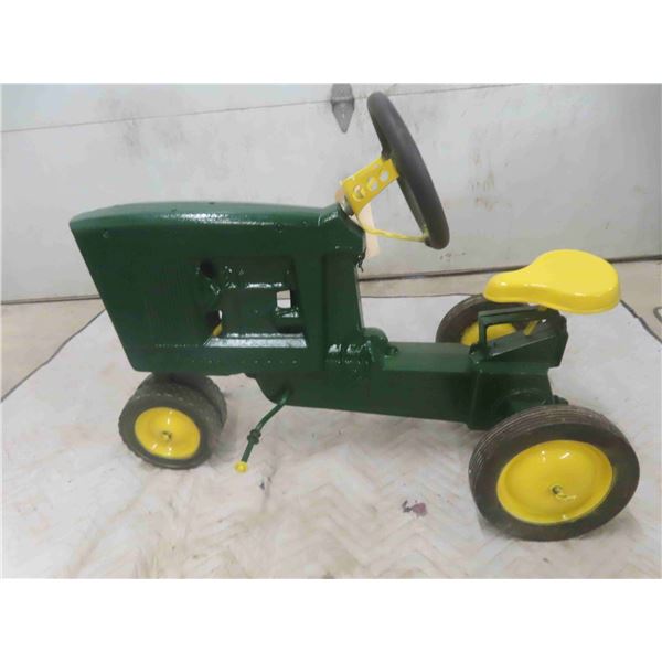 1960s John Deere Diecast Pedal Tractor, Marking 'Made in USA' - Has Been Repainted