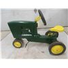 Image 1 : 1960s John Deere Diecast Pedal Tractor, Marking 'Made in USA' - Has Been Repainted