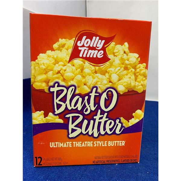 Jolly Time Blast-o-butter Microwave Popcorn (12 bags)