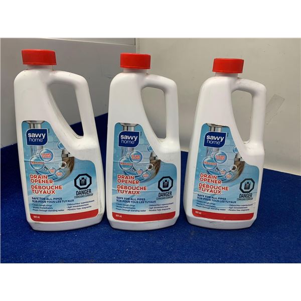 Savvy Home Drain Opener (909ml x 3)