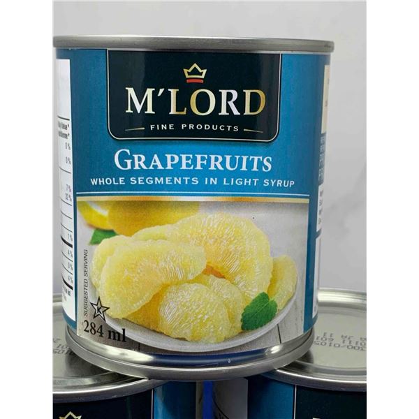 M'Lord Grapefruit Segments in Light Syrup (6 x 284ml)
