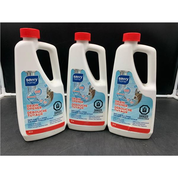 Savvy Home Drain Opener (909ml x 3)