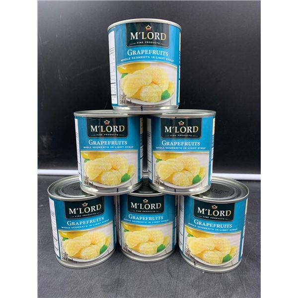 M'Lord Grapefruit Segments in Light Syrup (6 x 284ml)