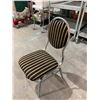 Image 4 : Black with Tan Stripes, Upholstered Banquet Chair - Single