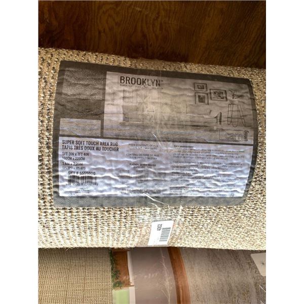 Brooklyn super soft shag area rug 5' 3" x 7' 4"