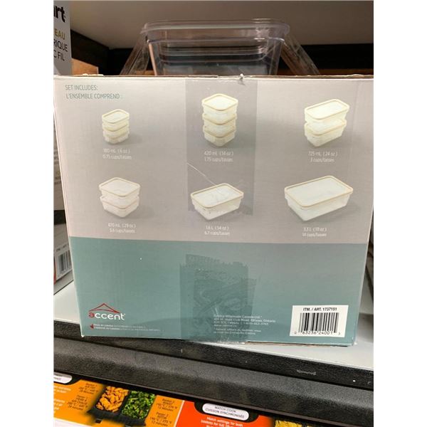 Clearlock 24 piece container set