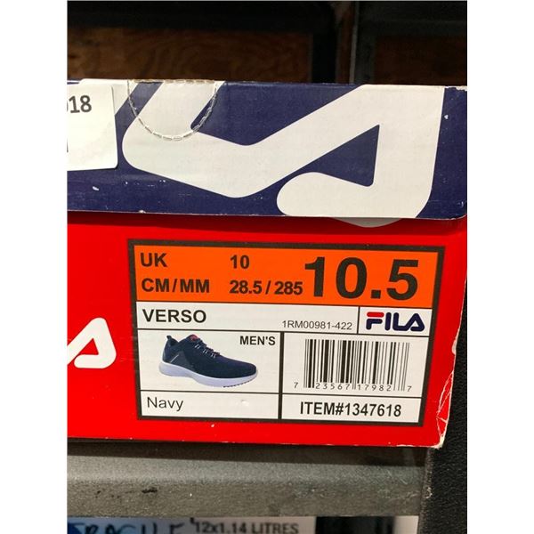 Fila verso mens navy shoes size 10.5