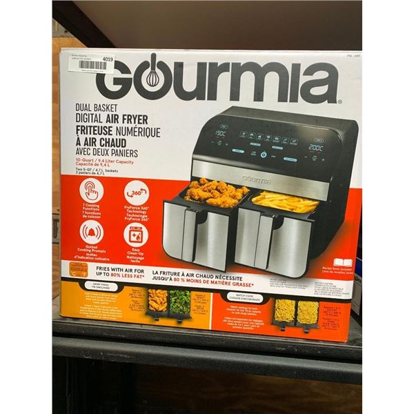 Gourmia dual basket air fryer