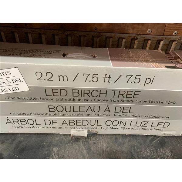 LED Birch tree for indoor/outdoor 7.5ft
