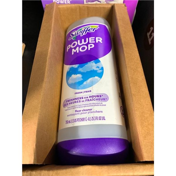 Swiffer power mop with extra mopping pads