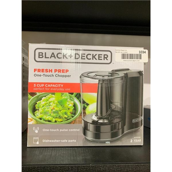 Black + Decker Fresh Prep One Touch Chopper wit Pulse Control