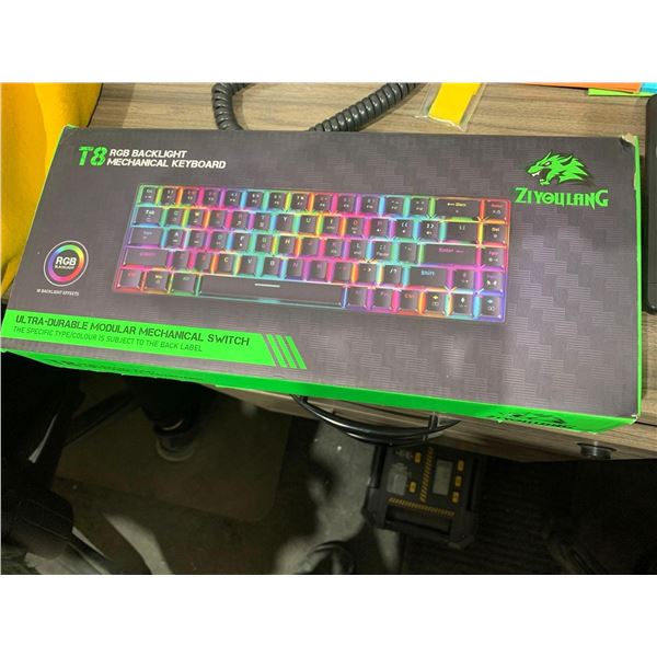 T8 RGB Backlit Mechanical Keyboard