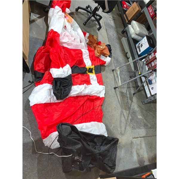 Large inflatable santa clause decoration