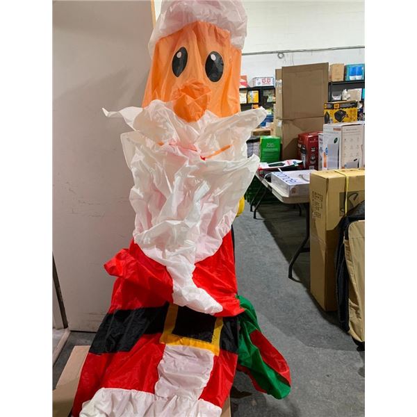 Large inflatable santa clause decoration