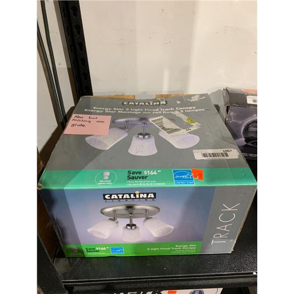 Energy star 3 light fixed track canopy