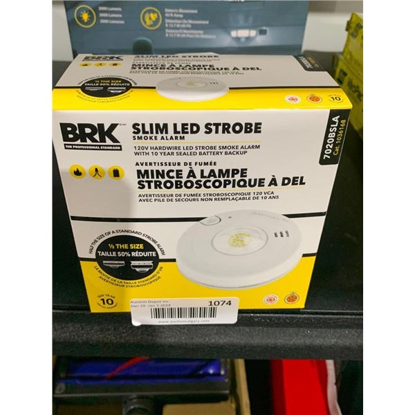BRK Slim LED Strobe Smoke alarm