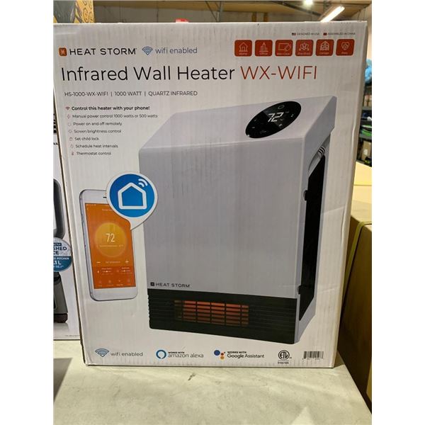 Heat storm infrared wall heater
