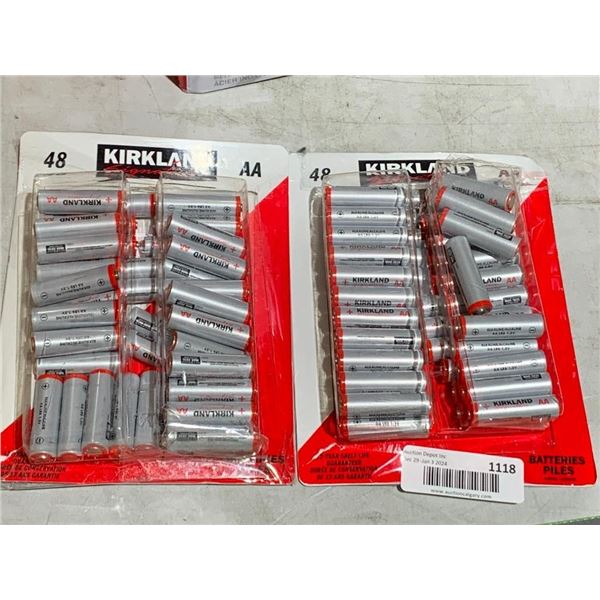 Kirkland signature AA Batteries 2 packs