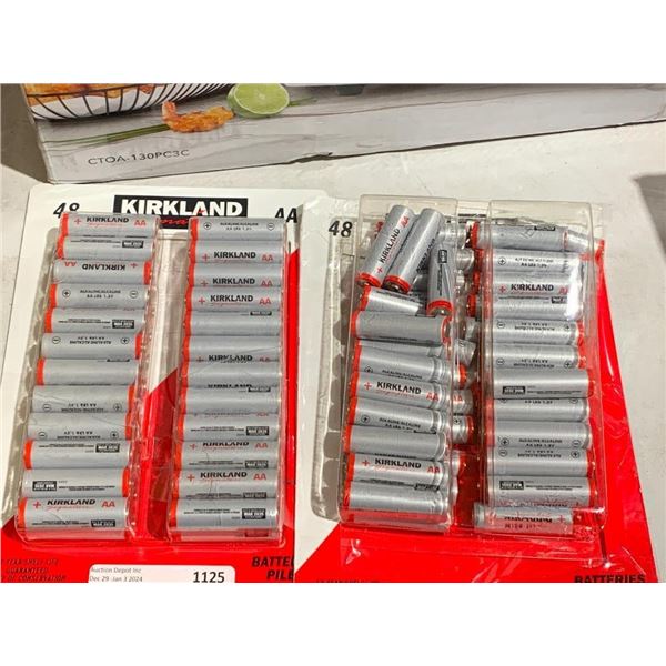 Kirkland AA batteries 2 packs