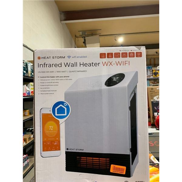Heat storm infrared wall heater