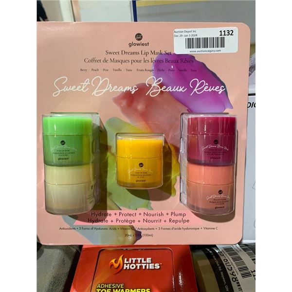 Glowiest sweet dreams lip mask set