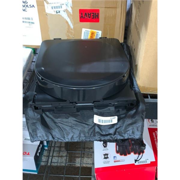 Portable Emergency Toilet for Outdoors& Indoors, SFSUMART Foldable Potty & Stool for Car Camping Tra