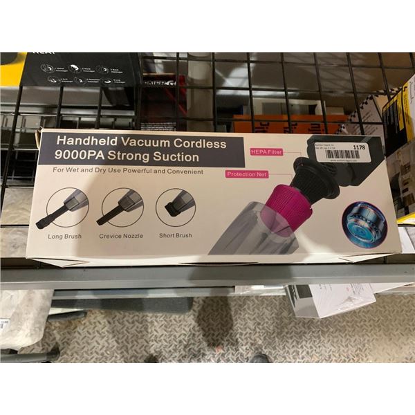 Hendheld Vacuum Cordless 9000PA Strong Suction