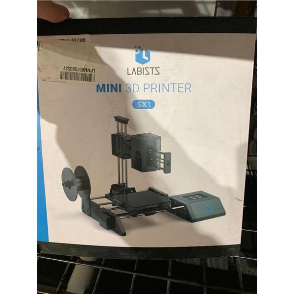 LABISTS SX1 Mini Desktop 3D Printer Kit - 120X120X115mm printing size, 1.75mm PLA filament and accur