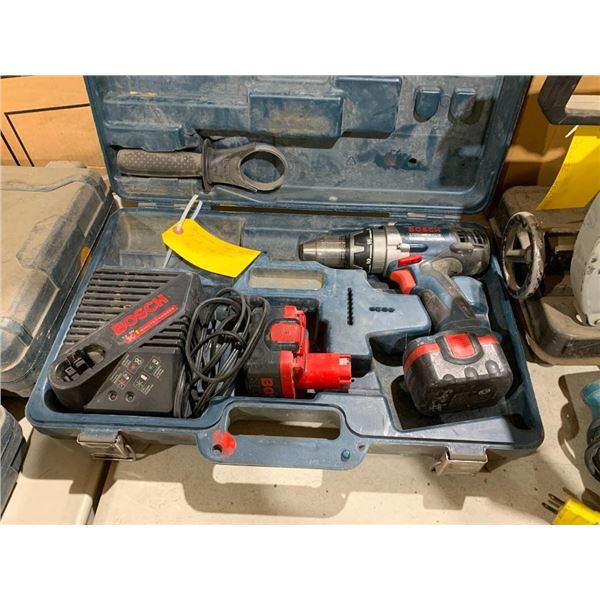 Bosch brute drill with spare battery and charger
