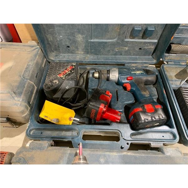 Bosch brute drill with spare battery and charger
