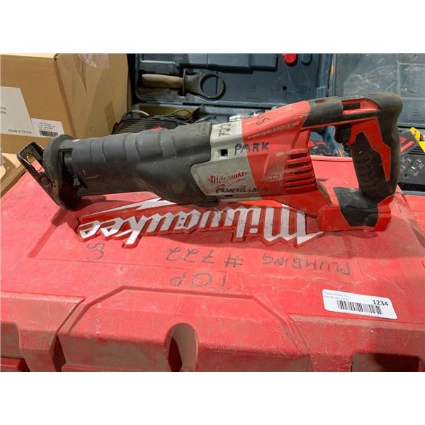 Milwaukee sawzall NO BATTERY