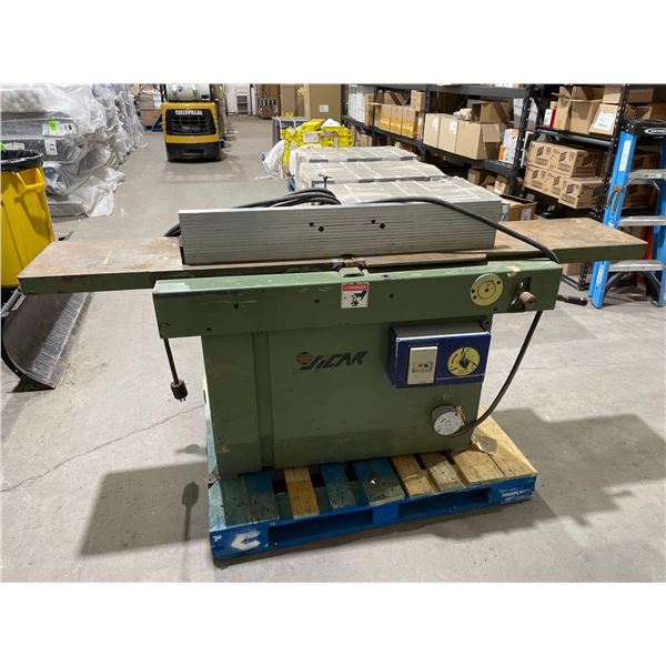Sicar Model F350 Variable 12 Inch Flat Bed Industrial Jointer