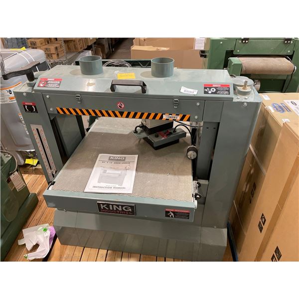 King Model KC-26DS 26 x 12 inch Drum Sander - School Board Asset