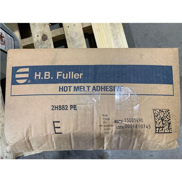 Case Lot of H.B. Fuller Hot Melt Adhesive - 38Lb Box