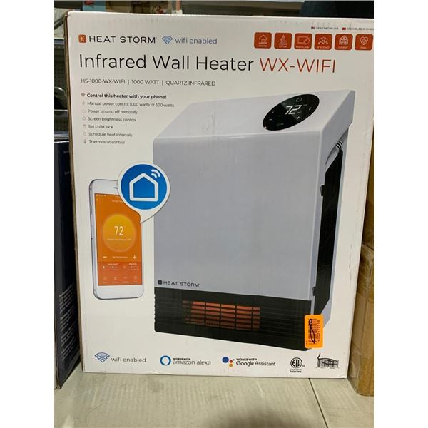 Heat storm infared wall heater