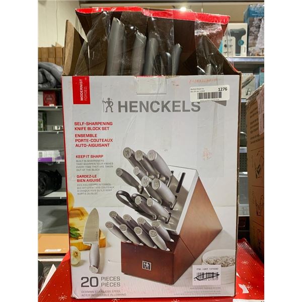 Henckels 20 Pc Knife Set Self Sharpening Knife Block Set