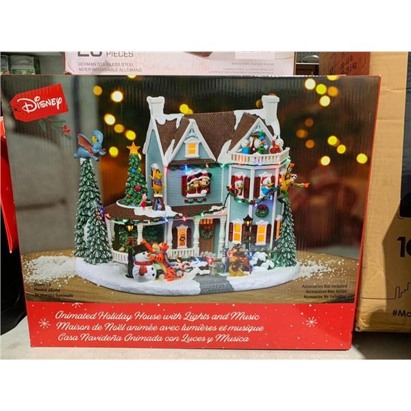 Disney Animated Holiday House w/ Lights & Music