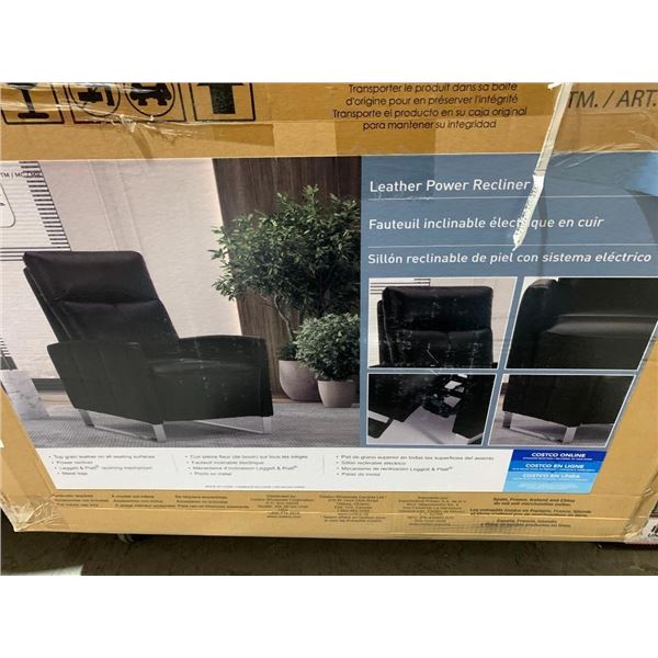 Leather Power Recliner