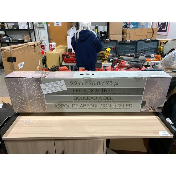 7.5ft LED Birch Christmas tree