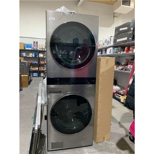 LG WKEX200HBA Washer & Dryer Set, 27" Width, ENERGY STAR Certified, 7.4 Cu. Ft. Capacity (Dryers), 2