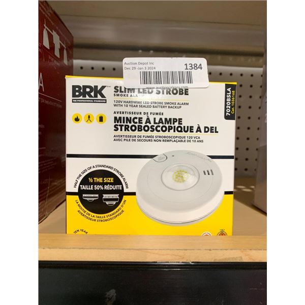 BRK slim LED strobe smoke alarm