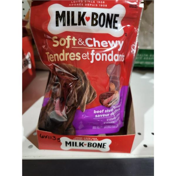 Milk Bone Soft & Chewy Beef Steak Flavor 6 x 113g
