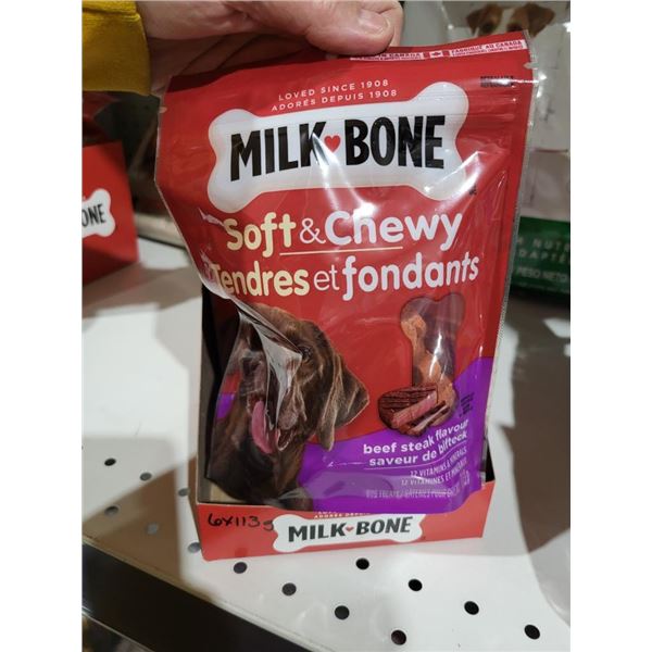 Milk Bone Soft & Chewy Beef Steak Flavor 6 x 113g