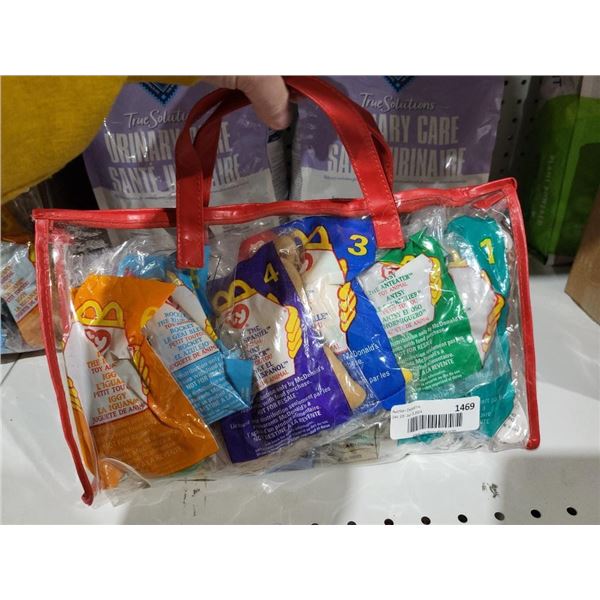 Lot of Assorted Vintage McDonalds Beanie Babies In Original Packaging