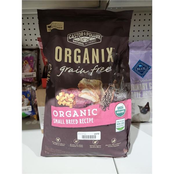Castor & Pollux Organix Grain Free Small Breed Recipe Dog Kibble 10lb